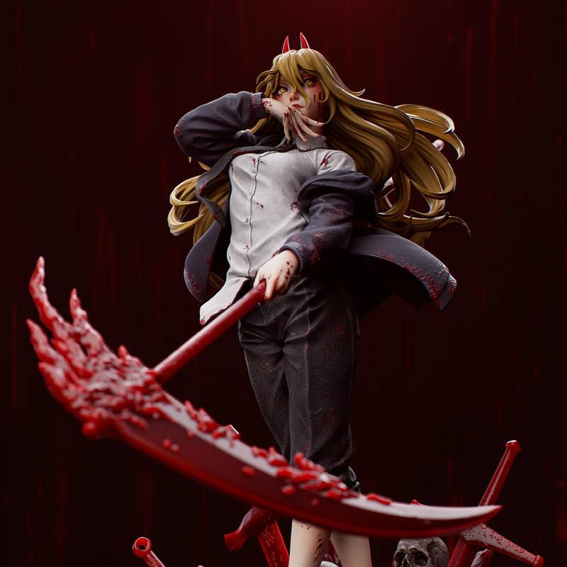CA 3D Studios - 链锯人 - 链锯人力量模型|CA 3D Studios – Chainsaw Man – Power – 3D Print Model