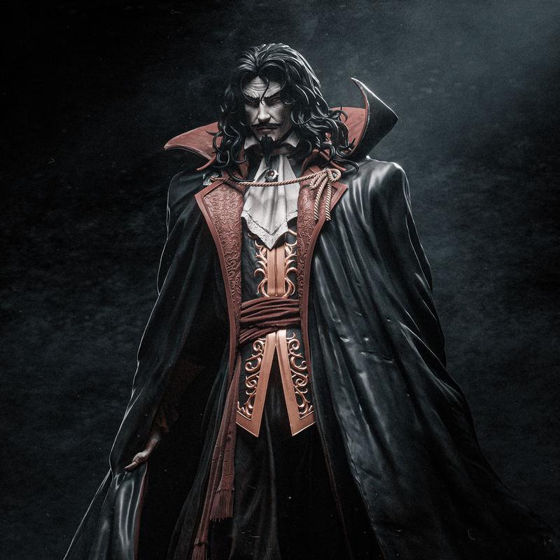 城堡猎人：德古拉3D打印模型|CA 3D – Castlevania – Dracula – 3D Print Model