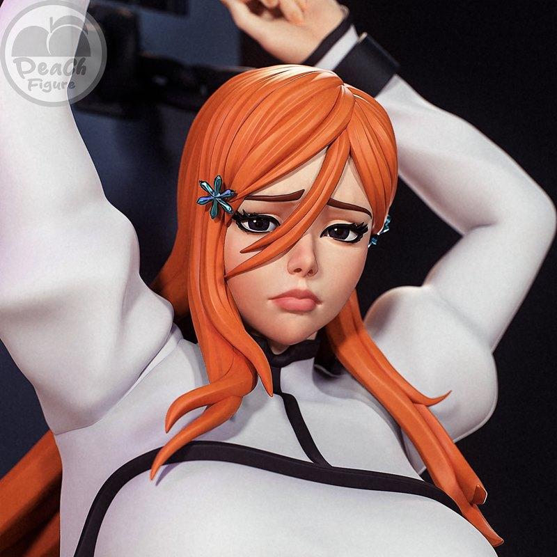 桃形少女——《BLEACH》空条承太郎 3D打印模型|Peach Figure – Bleach – Orihime – 3D Print Model STL