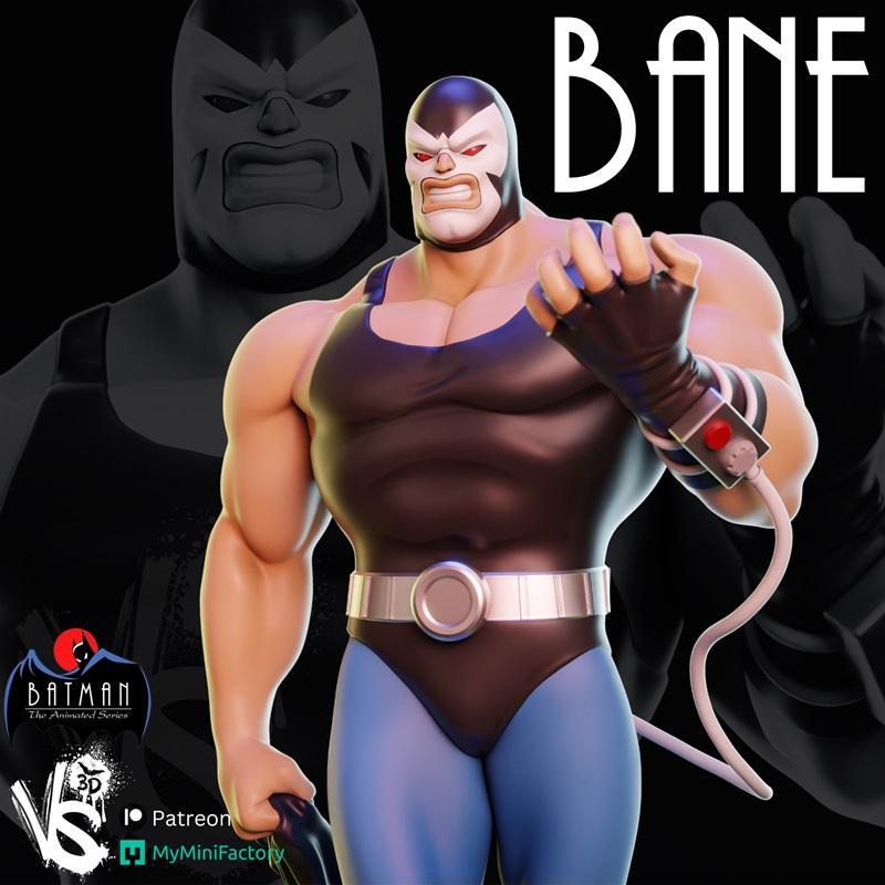 VS3D - 机械巨兽 - 巴恩模型（3D打印）|VS3D – Bane – 3D Print Model STL