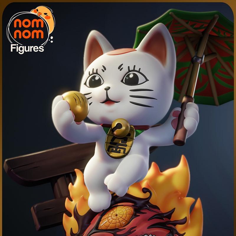 Dandadan 3D打印萌宠模型：Chibi Turbo Granny猫|Nomnom Figures – Chibi Turbo Granny Cat – Dandadan – 3D Print Model STL