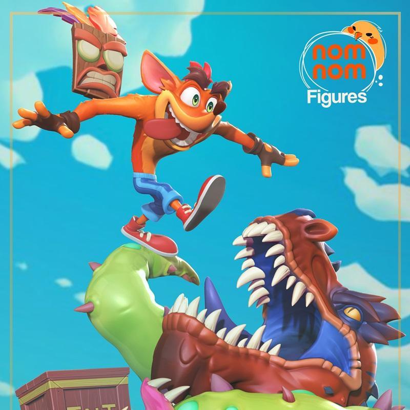 Crash Bandicoot 3D打印模型|NomNom Figures – Crash Bandicoot – 3D Print Model STL