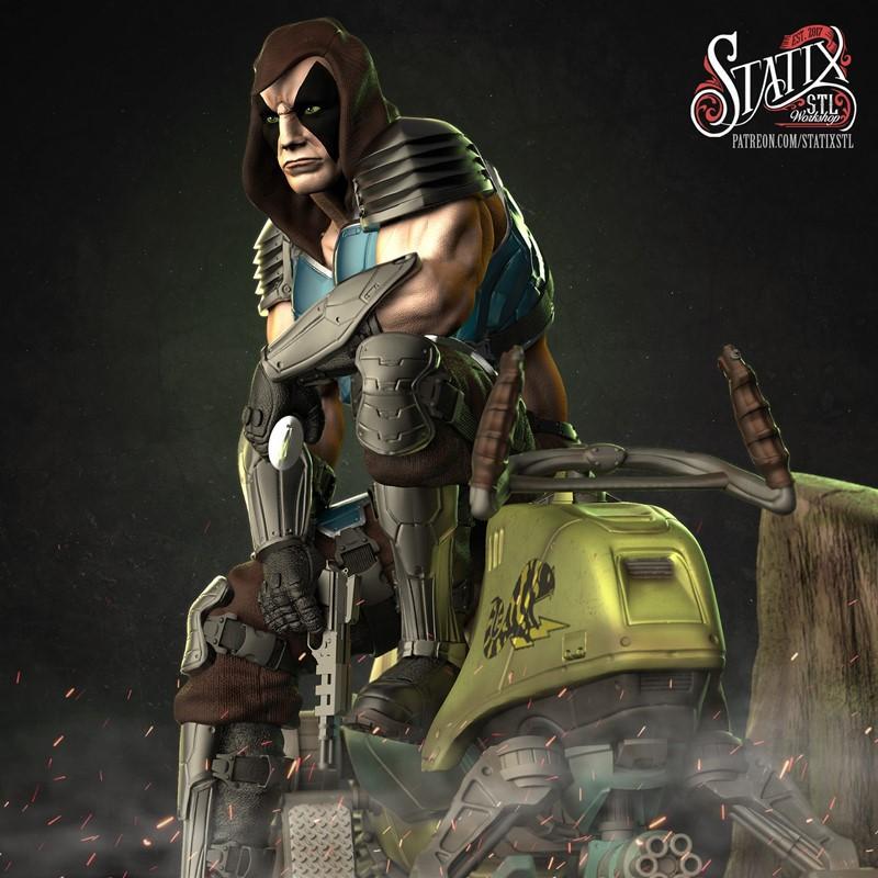Statix与Zartan 3D打印模型|Statix – Zartan – 3D Print Model STL