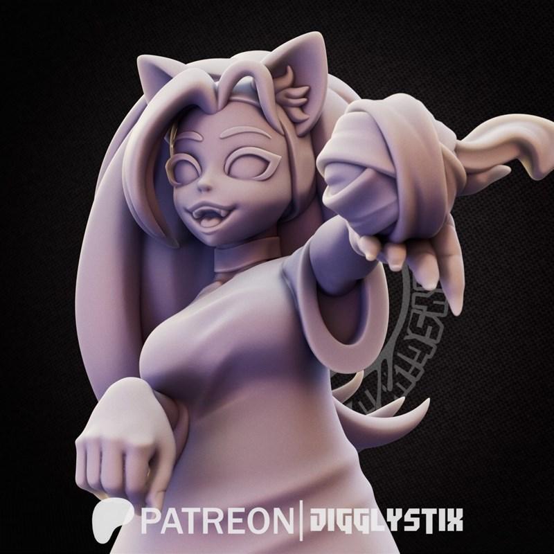 Jigglystix – Playful Alicia – 3D Print Model STL