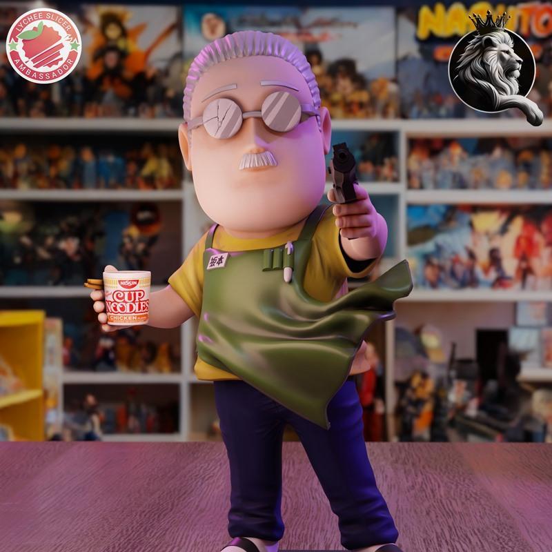 LionRealm Studio – Sakamoto Days – Taro Sakamoto Chibi – 3D Print Model STL