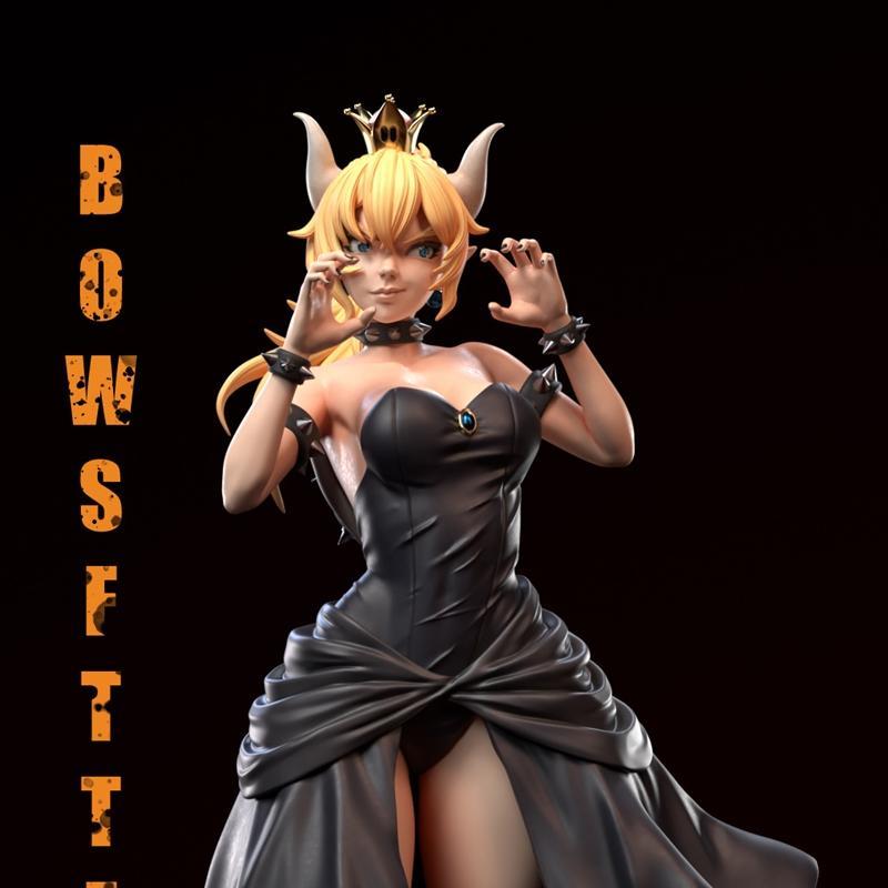 超级马里奥 皮卡丘 3D打印模型|Il Paddyy – Super Mario – Bowsette – 3D Print Model STL