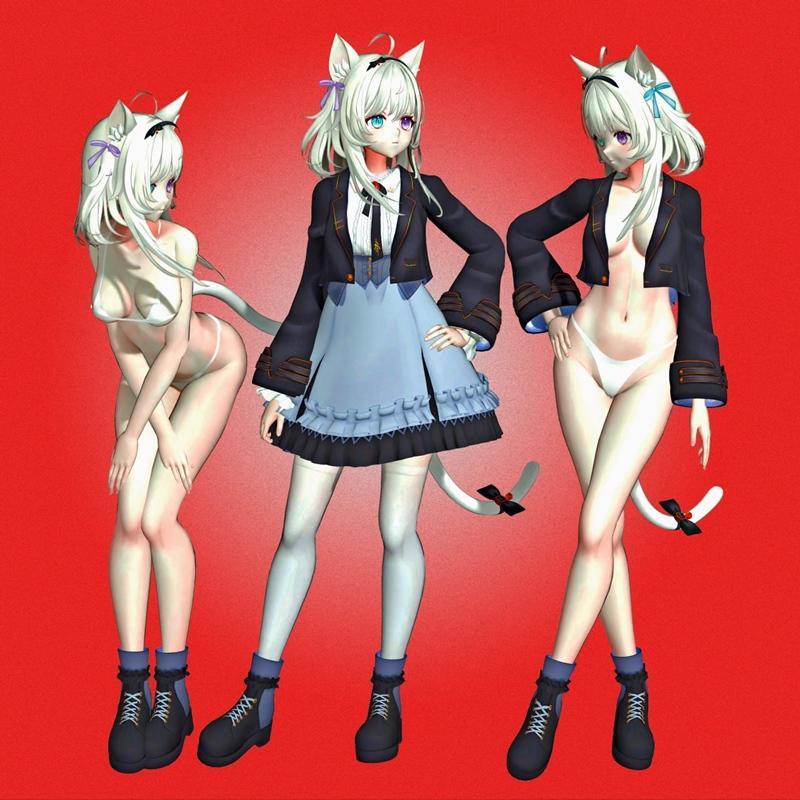 Lazuli - 动漫游戏角色3D打印模型|Lazuli – 3D Print Model STL