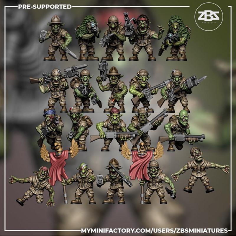 ZBS迷你模型 2024年5月至9月 3D打印可打印模型集|ZBS Miniatures May – September 2024 – 3D Print Model STL