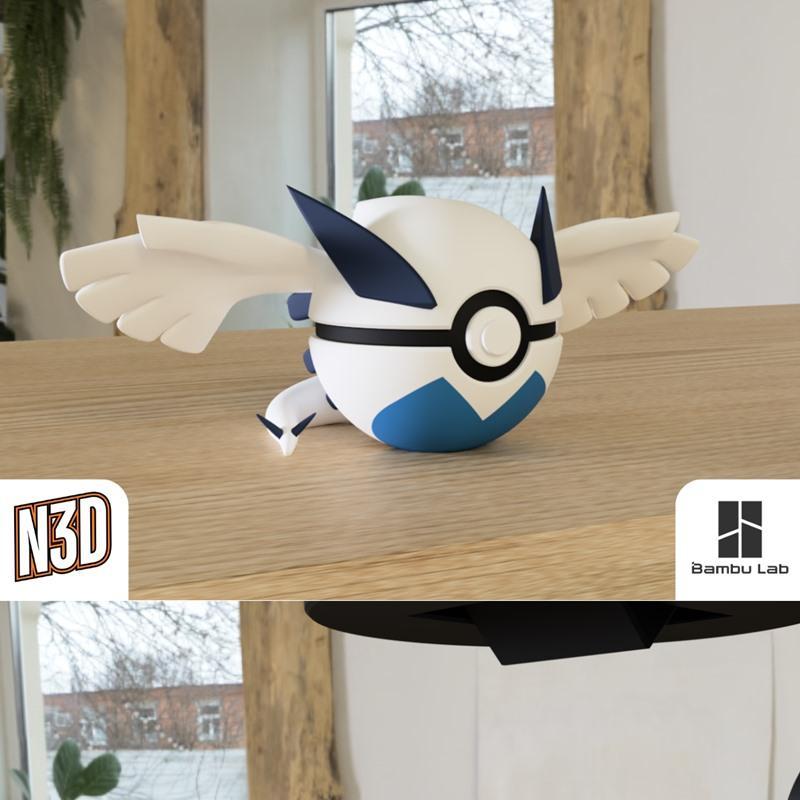 卢比亚 3D打印模型|Lugia – 3D Print Model STL