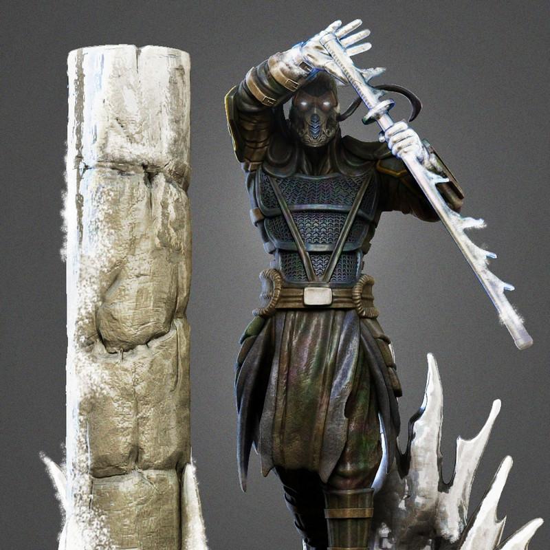 MK2021 mortal kombat 冰封之刃 3D打印模型|Sub-Zero MK2021 – Mortal Kombat – 3D Print Model