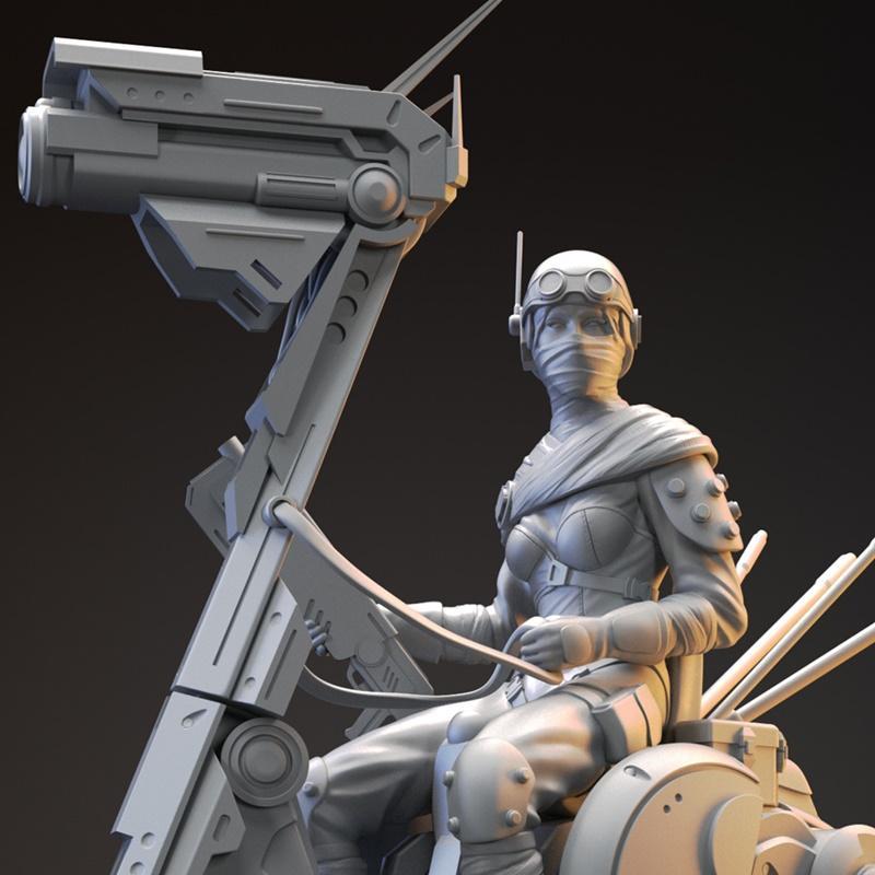 GSculpt Art - The Sentinel - 3D打印模型指南|GSculpt Art – The Sentinel – Printing Guide – 3D Print Model STL