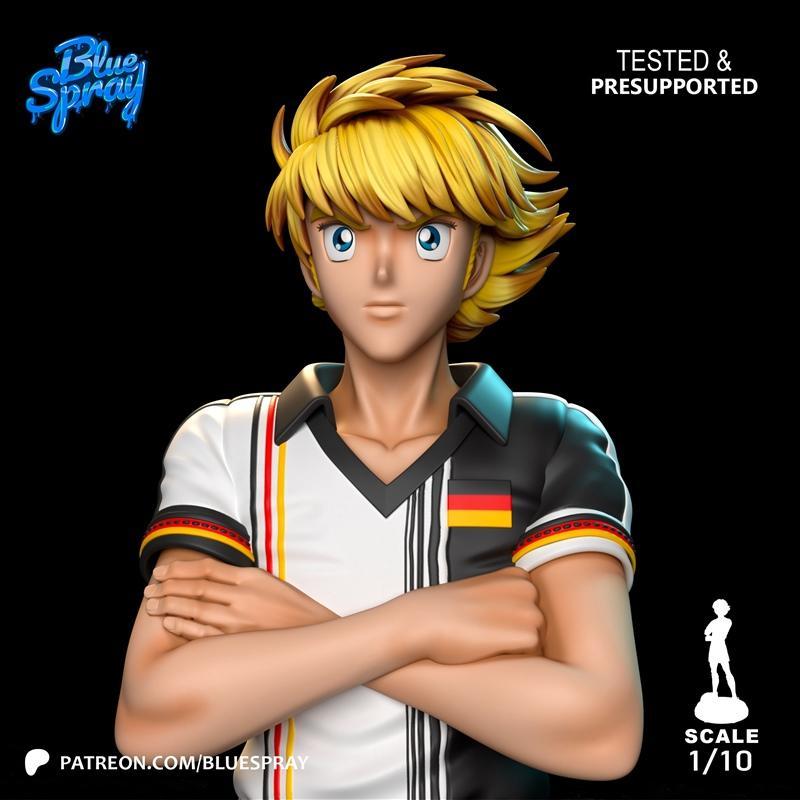 蓝色喷雾 - 卡尔海因茨·施奈德雕塑 - 3D打印模型|Blue Spray – Karl Heinz Schneider Sculpture – 3D Print Model STL