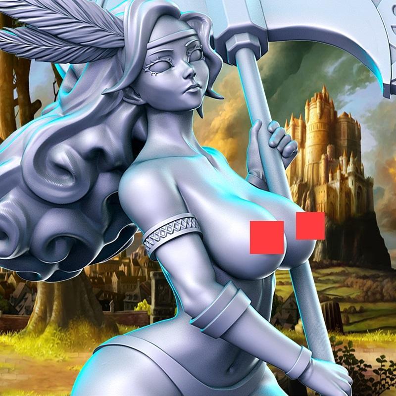 3D打印模型：赛博朋克2077 - 阿丽亚娜角色模型|Amazon – 3D Print Model STL