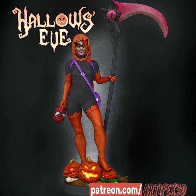 Artifex3D - 哈洛温 - 3D打印模型|Artifex3D – Eve Hallowen – 3D Print Model STL
