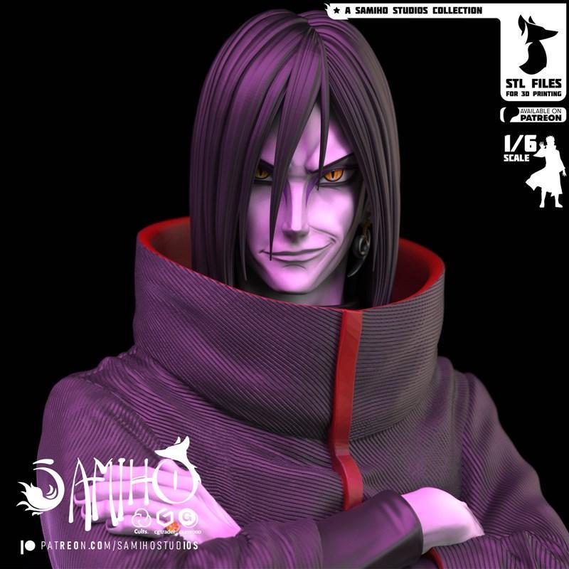 Samiho Studios – Naruto – Orochimaru – 3D Print Model STL