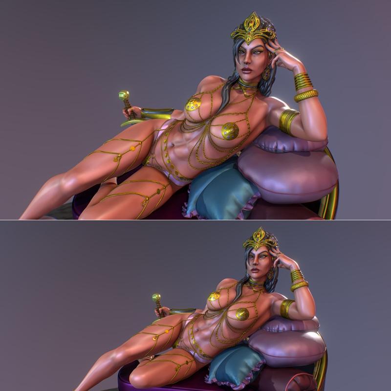 德佳·索里斯 3D打印模型|Dejah Thoris – 3D Print Model STL