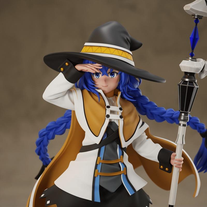Mushoku Tensei 罗克西·米古尔迪亚 3D打印模型|Tenshi Figures – Mushoku Tensei – Roxy Migurdia – 3D Print Model STL