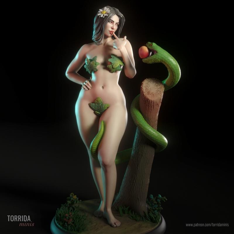 Torrida Minis - Eve 3D打印模型|Torrida Minis – Eve – 3D Print Model STL
