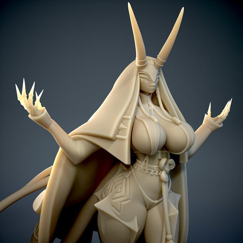 Siishi – 动漫游戏角色3D打印模型|Siishi – 3D Print Model STL