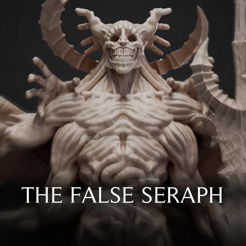 虚假的天使——3D打印模型|The False Seraph – 3D Print Model