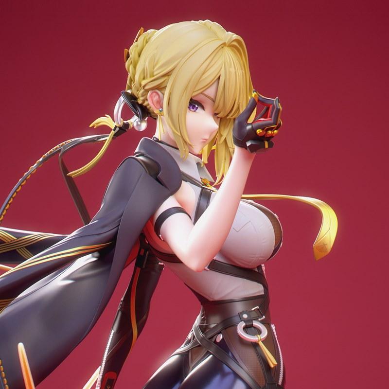 Kuru Figure - 《零之区》艾薇琳·夏维尔 3D打印模型|Kuru Figure – Zenless Zone Zero – Evelyn Chevalier – 3D Print Model STL