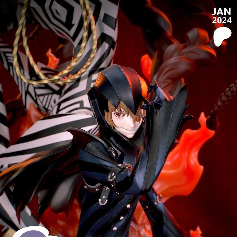Kuru角色Goro Akechi 3D打印模型|Kuru Figure – Persona – Goro Akechi – 3D Print Model STL