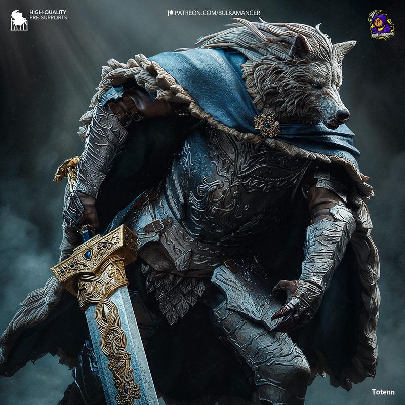 Bulkamancer - 蓝迪德 - 《艾尔登法环》3D打印模型|Bulkamancer – Blaidd – Elden Ring – 3D Print Model