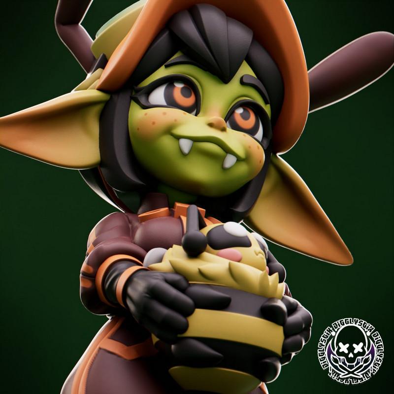 Beekeeper Goblin – 3D Print Model