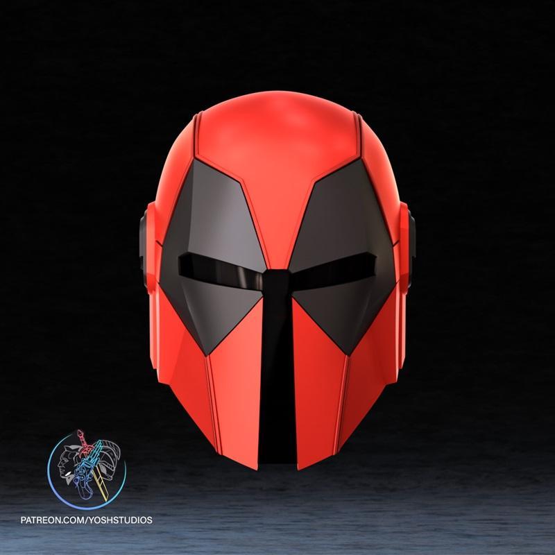 Mandalorian Deadpool Helmet – 3D Print Model STL