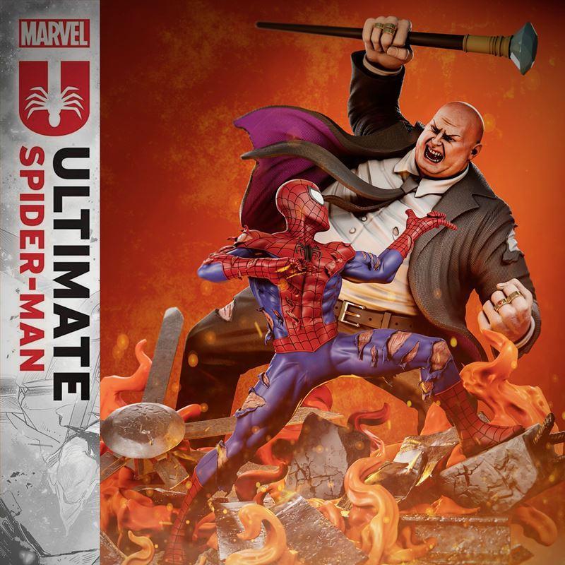 Spiderman vs Kingpin – 3D Print Model STL