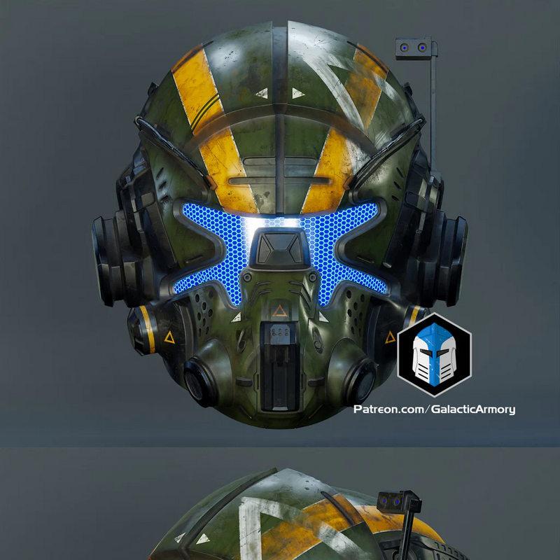 Titanfall – Jack Cooper Pilot Helmet – 3D Print Model