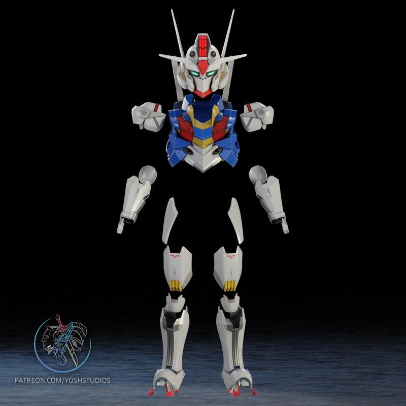 Gundam Aerial Armor – 3D Print Model