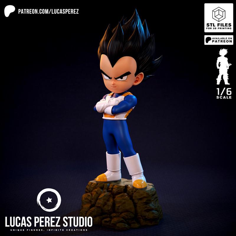 Lucas Perez Studio – Vegeta Daima – 3D Print Model