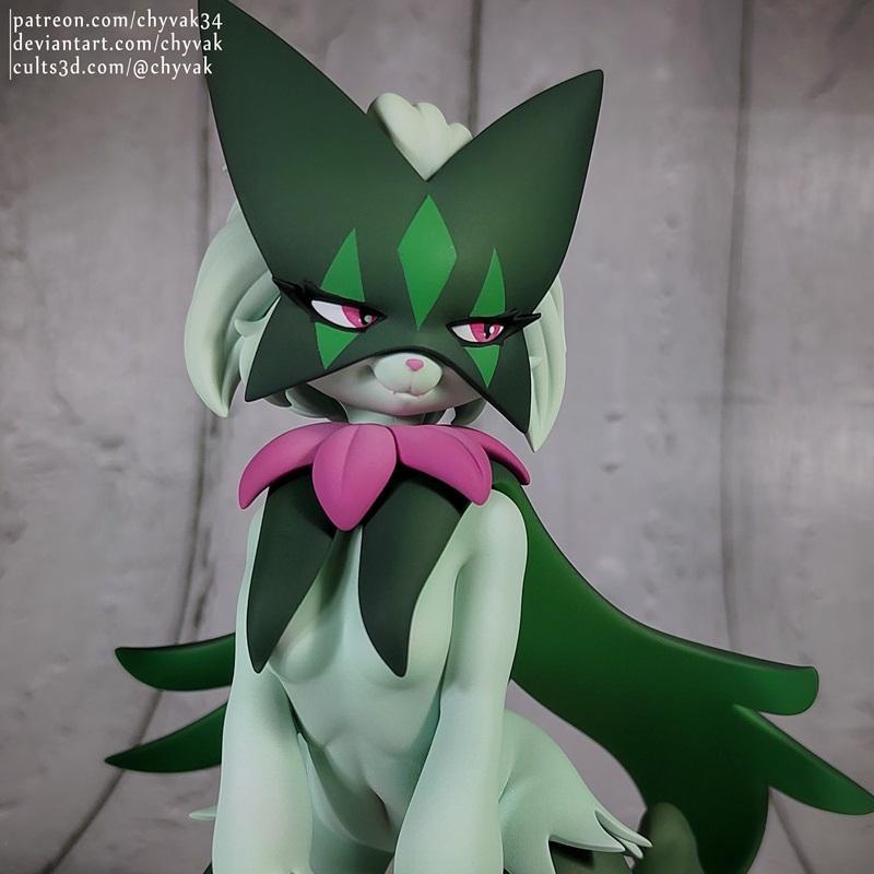 Meowscarada 2nd ver – 3D Print Model STL