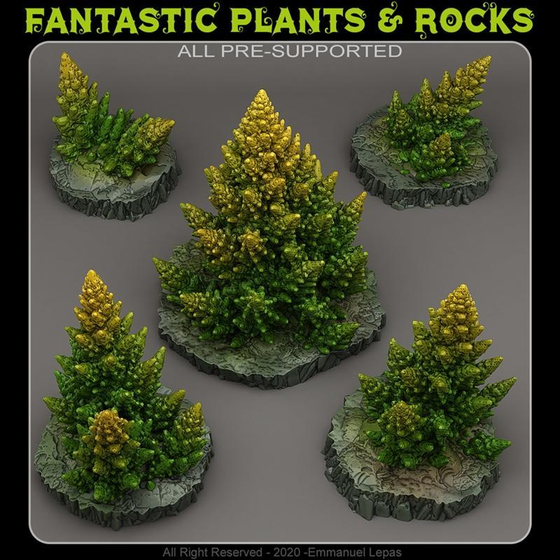 Toxic Alien Pines – 3D Print Model STL