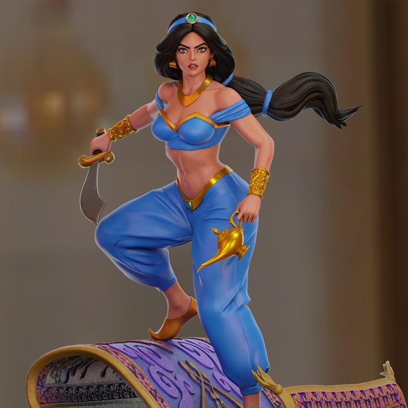 Princesa Jasmine – 3D Print Model STL