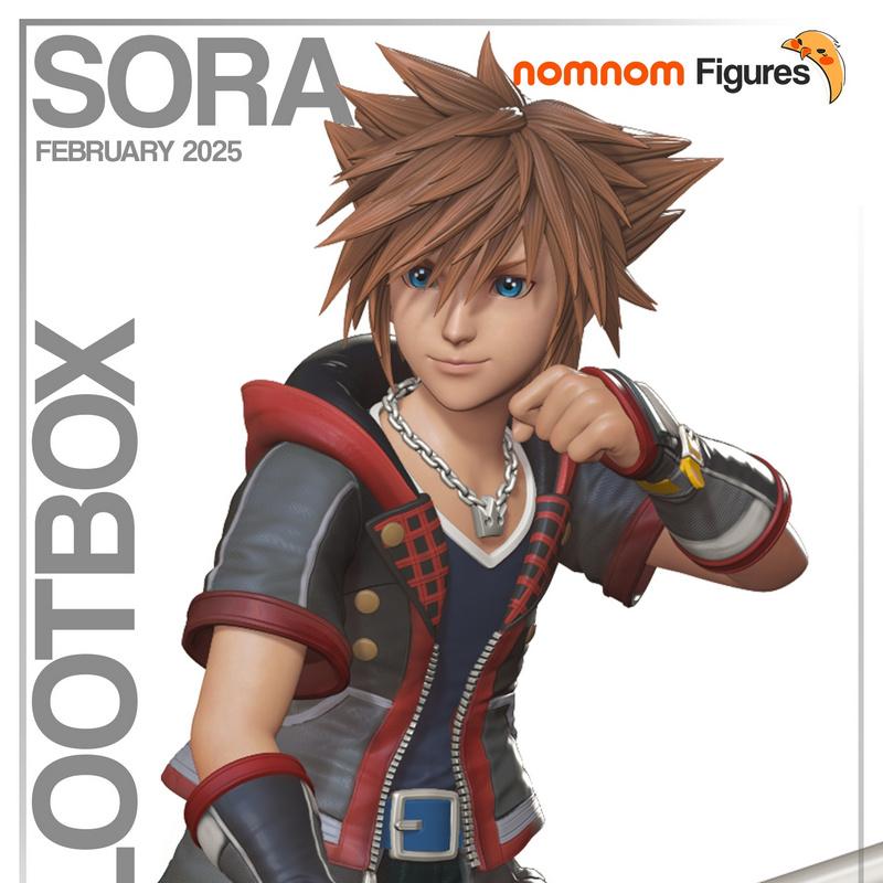 NomNom Figures – Sora from Kingdom Hearts – 3D Print Model