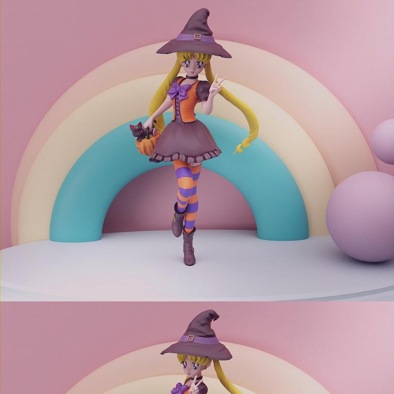 Usagi Witchcostume – 3D Print Model