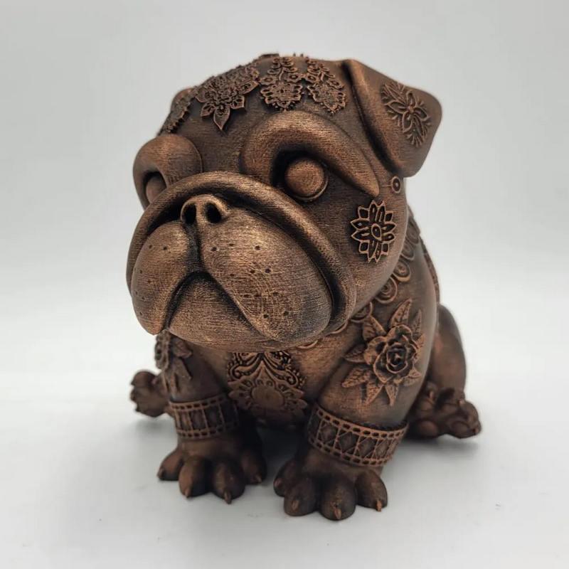 Ornamnetal English Buldog – 3D Print Model