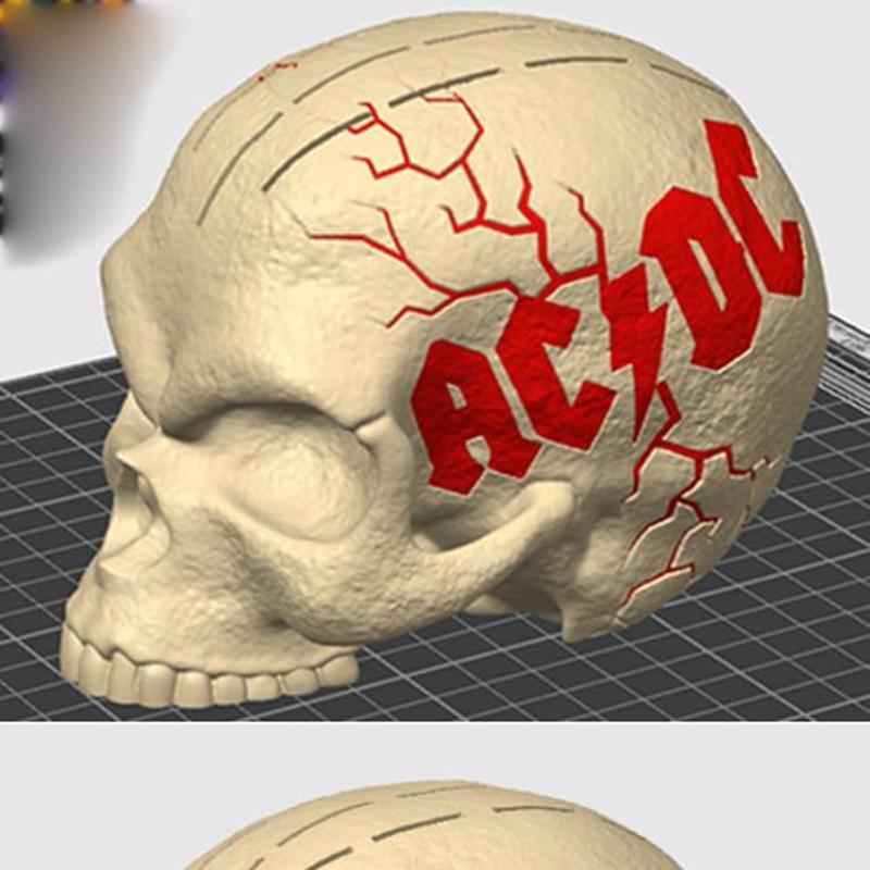 Skull Pick Holder – 3D Print Model STL