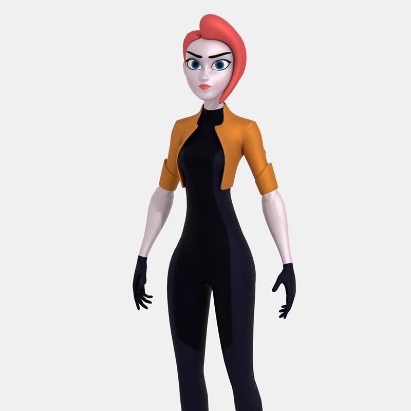 Fantasy female 9 – 3D Print Model STL