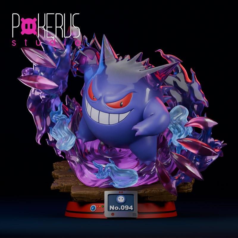 Pokémon Gengar 传说级 3D打印模型|Pokerus Studio – Gengar – Mythic Tier – 3D Print Model STL