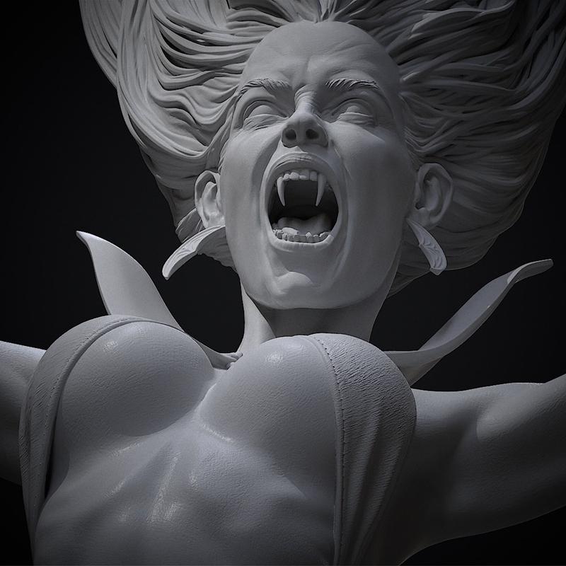 Vampirella 3D打印模型|Vampirella – 3D Print Model STL