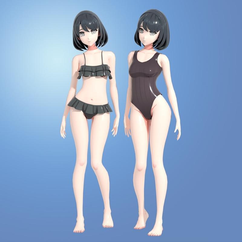 动漫角色Emi 3D打印模型|ANIME – Emi – 3D Print Model STL