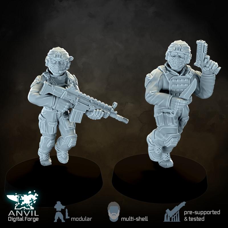 Anvil Digital Forge - 现代特种部队 2024 3D打印模型|Anvil Digital Forge – Modern Special Forces June 2024 – 3D Print Model STL