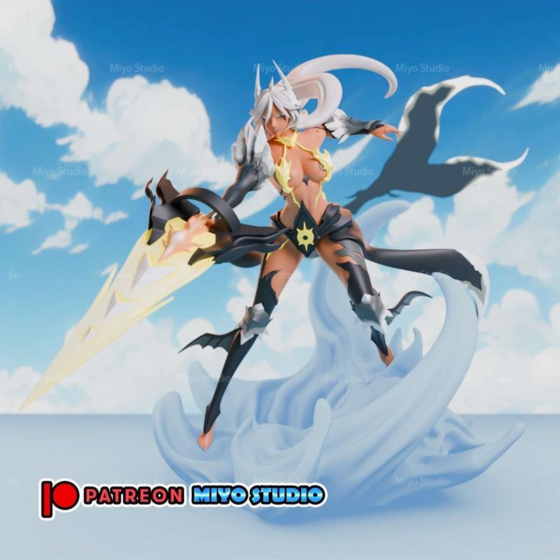 Miyo Studio - 《死神》哈蕾贝尔3D打印模型|Miyo Studio – Bleach – Tier Harribel – 3D Print Model STL