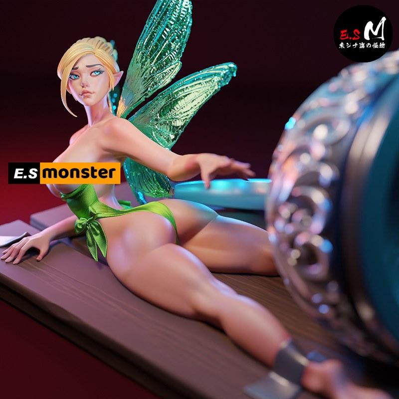 E.S怪物 - 小美人鱼 - 3D打印模型|E.S Monster – Tinker bell – 3D Print Model STL