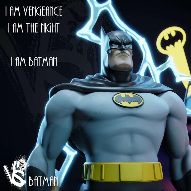 VS3D – 电影蝙蝠侠 3D打印模型|VS3D – Batman – 3D Print Model STL