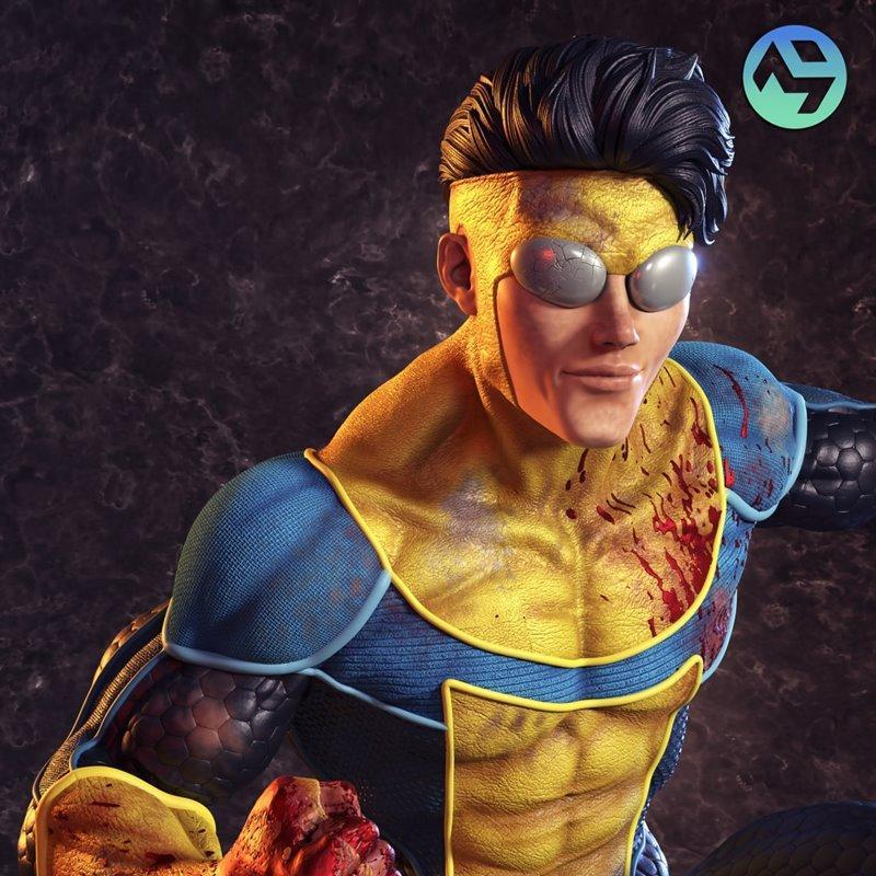 3D打印模型：Invincible角色造型|3Dmoonn – Invincible – 3D Print Model STL