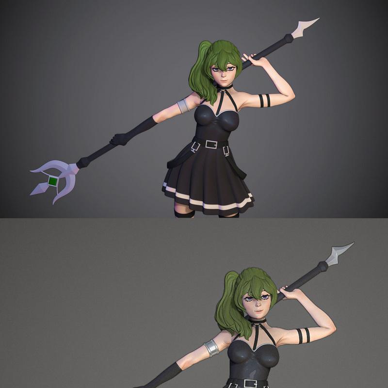 Ubel 3D打印模型：动漫角色艺术复刻|Ubel Fanart – 3D Print Model